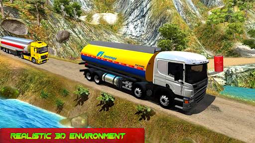Hill Oil Tanker Truck Transport Driving Simulator screenshot 3