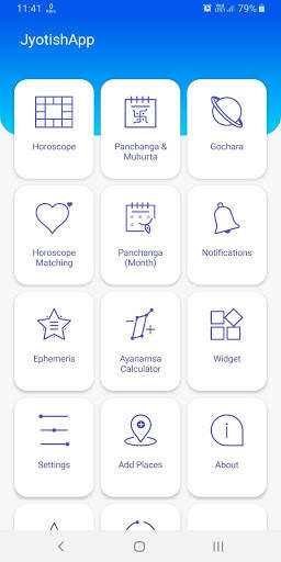 JyotishApp - Astrology Jyotish screenshot 1