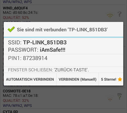 Wifi WPS Plus (Deutsch) screenshot 5