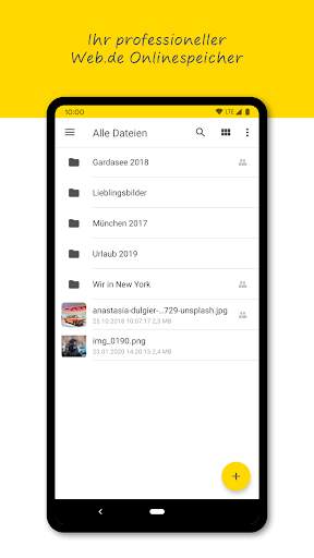 WEB.DE Online-Speicher screenshot 1