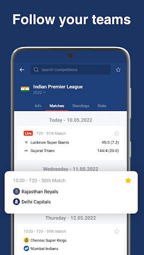 WicketScore Live Cricket Score screenshot 8