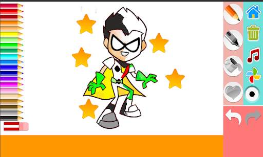teen coloring titans 2 screenshot 2