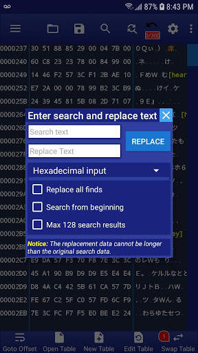 HEX Editor - WindHex Mobile screenshot 3