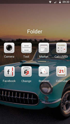 Vintage car Go Launcher Theme screenshot 6
