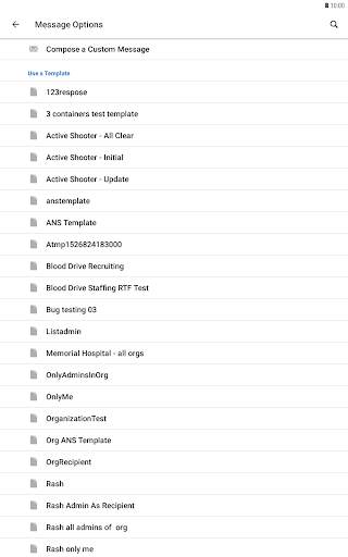 CORES Messages screenshot 6