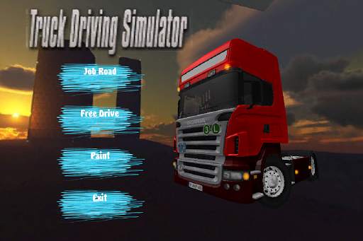 Real Truck Driving Simulator screenshot 1