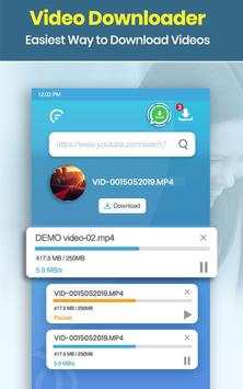 Video Downloader- WAStatus Saver 1 تصوير الشاشة