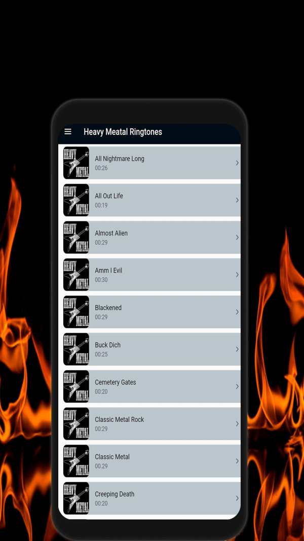 Heavy metal ringtones screenshot 3