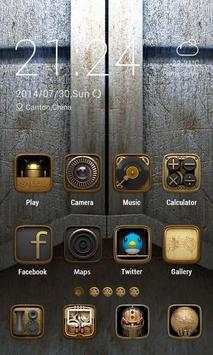 Metal  tema - ZERO launcher screenshot 1