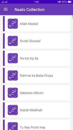 Naat Collection New Audio MP3 Offline screenshot 3