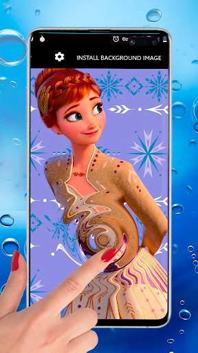 Elsa Frozen Princess Queen Live Wallpaper screenshot 4
