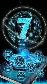 3D Next Tech seven Launcher Theme screenshot 3