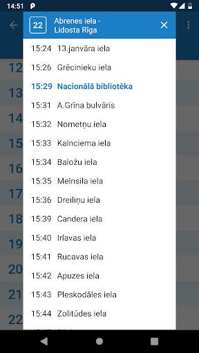 Riga Transport - timetables screenshot 5