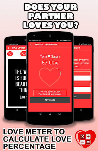 Love test calculator screenshot 6