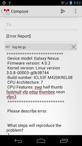 MX Log Collector screenshot 2