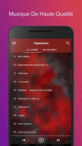 Chansons Vegedream 2020 Sans Internet screenshot 2