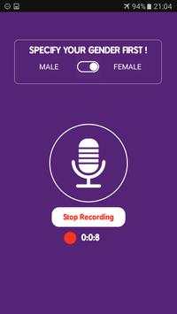 Voice Changer - Voice changer boy to girl screenshot 2