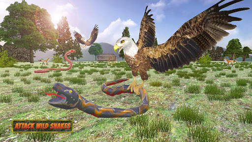 Eagle Simulators 3D Bird Game स्क्रीनशॉट 7