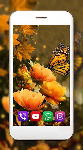 Autumn Flowers Live Wallpaper screenshot 5