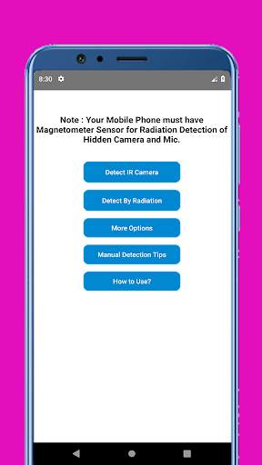Hidden devices detector : find camera spy devices screenshot 1