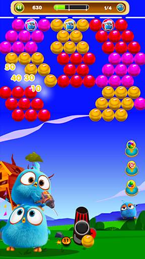 Angry Birds Bubble Shooter Color Balls Puzzle स्क्रीनशॉट 3