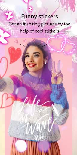 Fashion Camera Photo Editor - Motion Stickers screenshot 1