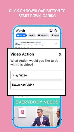 Video Downloader for facebook/fb screenshot 3