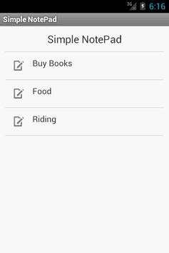 Simple NotePad screenshot 1
