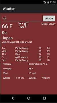 Weather screenshot 4