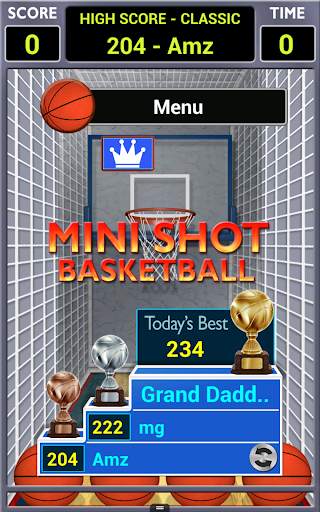 Mini Shot Basketball screenshot 1