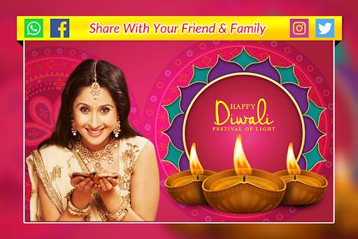 Diwali Photo Frame - Photo Editor screenshot 6