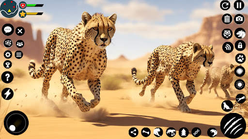Wild Cheetah Family Simulator screenshot 5