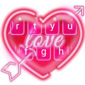I Love You Keyboard Theme 10001001