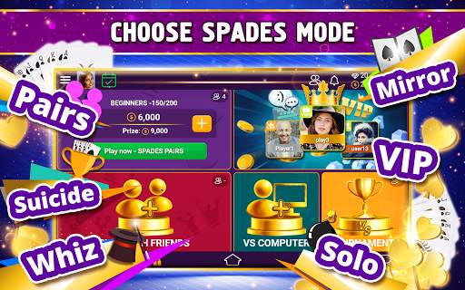 VIP Spades - Online Card Game screenshot 19