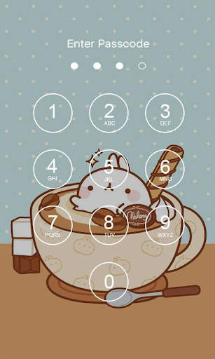 Kawaii Bunny Lock Screen screenshot 4