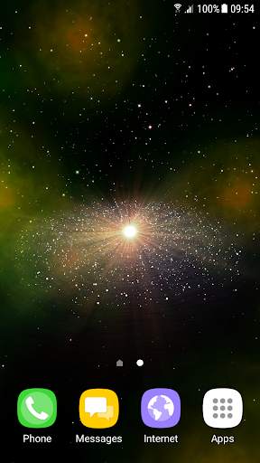 Galaxy 3D Live Wallpaper screenshot 4