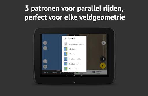 FieldBee tractor GPS navigatie screenshot 11