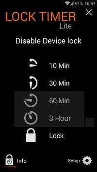 Lock Timer Lite screenshot 1