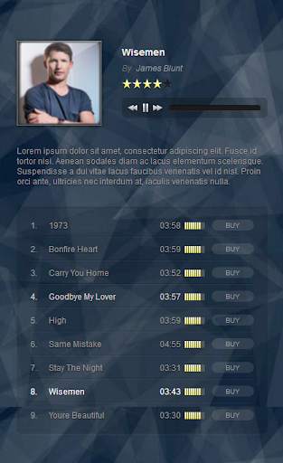James Blunt Music Offline screenshot 2