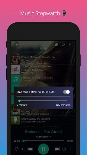 Black Music Player स्क्रीनशॉट 3