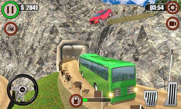 Hill Climb Simulator - Bus Mountain Drive 3D screenshot 4