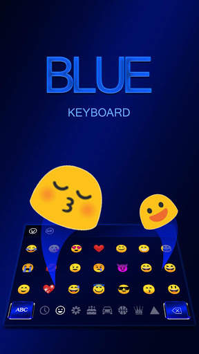 Cool Blue Keyboard screenshot 3
