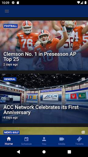 ACC Sports screenshot 1