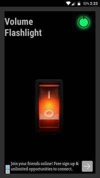 Volume Button Flashlight 2017 screenshot 5