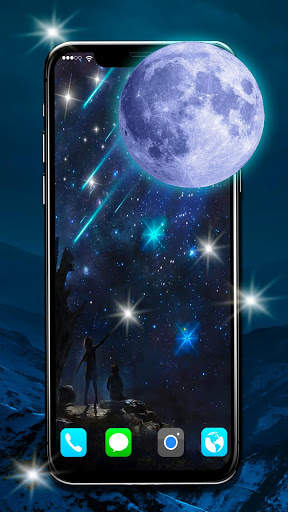 Quiet Starry Night APUS Live Wallpaper screenshot 3