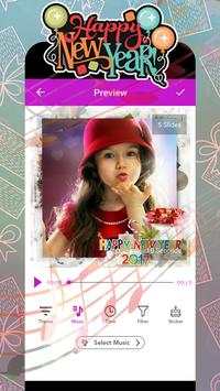New Year Video Maker screenshot 2