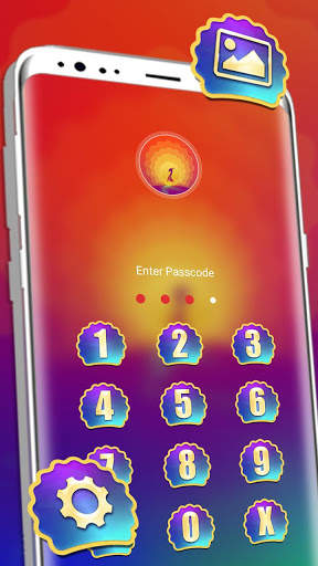 Peacock Rainbow Gradient Launcher Theme screenshot 5