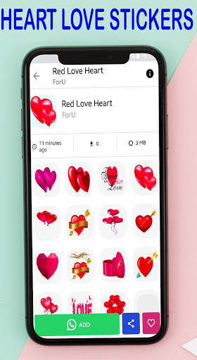 💞Love Animated Stickers for WhatsApp 💝 (GIF) screenshot 4