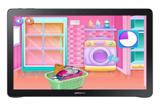 Cleaning Home Girls Games screenshot 6