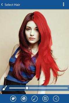 Hair Color Changer Effect 2 تصوير الشاشة